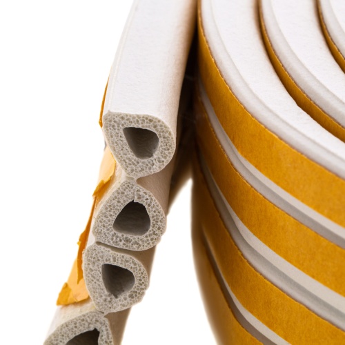 Уплотнитель резиновый, 12 м, профиль "D", белый Сибртех фото 3 Уплотнитель резиновый, 12 м, профиль "D", белый Сибртех фото 3