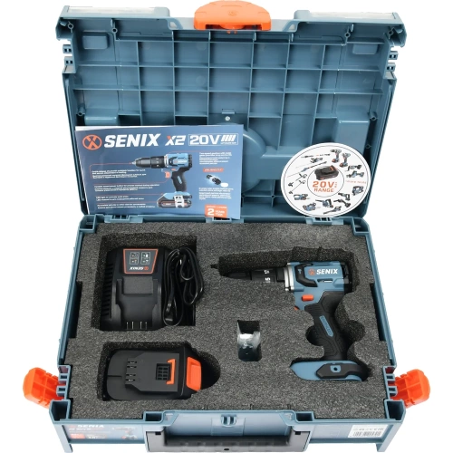 Ударный аккумуляторный дрель-шуруповерт SENIX PDHX2-M2-EU фото 5 Ударный аккумуляторный дрель-шуруповерт SENIX PDHX2-M2-EU фото 5