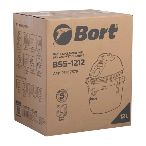 Пылесос для сухой и влажной уборки BORT BSS-1212 93417579 фото 9 Пылесос для сухой и влажной уборки BORT BSS-1212 93417579 фото 9