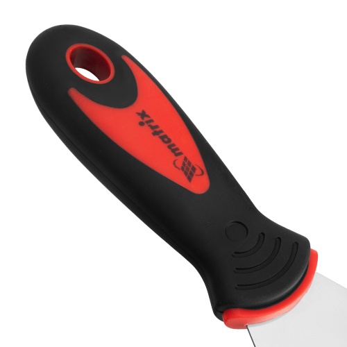 Шпательная лопатка из нержавеющей стали, 80 мм, двухкомпонентная ручка Matrix фото 4