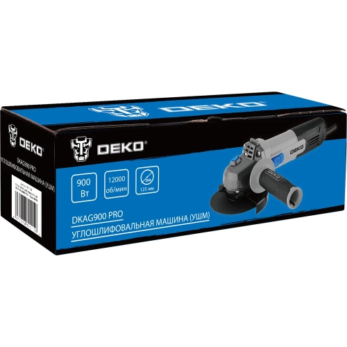 Углошлифовальная машина (УШМ) DEKO DKAG900 PRO, 125мм, 900 Вт 085-1054 фото 8 Углошлифовальная машина (УШМ) DEKO DKAG900 PRO, 125мм, 900 Вт 085-1054 фото 8