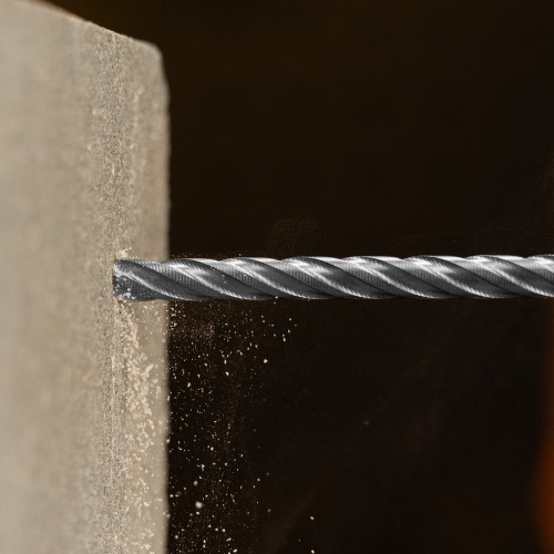 Бур по бетону, цельная крестовая пластина, 6x265 мм, SDS PLUS Denzel фото 9