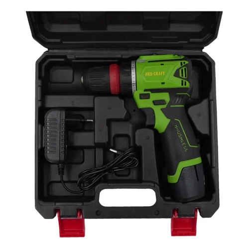 Шуруповерт аккумуляторный PROCRAFT 12В 30Нм (АКБ 2Ач+ЗУ) PA12BL DFR фото 10