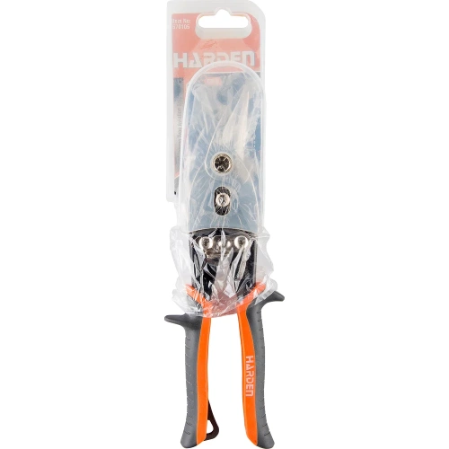 Ножницы HARDEN по металлу Мурена, 254 мм, левые, CRV, двухкомпонентная рукоятка  570105 фото 5