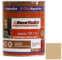 Эмаль DecoTech Professional ПФ-115 Ral 1001 бежевая глянцевая 0,9 кг