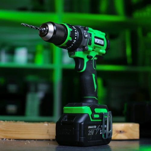 Аккумуляторная ударная бесщеточная дрель-шуруповерт в кейсе WORTEN 150 Нм, 2х4.0Ач, 21В КА-90000703 фото 11 Аккумуляторная ударная бесщеточная дрель-шуруповерт в кейсе WORTEN 150 Нм, 2х4.0Ач, 21В КА-90000703 фото 11