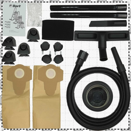 Пылесос для сухой и влажной уборки BORT BSS-1430-P 93417456 фото 10