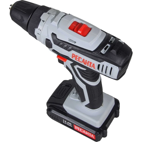 Аккумуляторная дрель-шуруповерт Ресанта ДА-14-2ЛК 75/14/4 фото 8