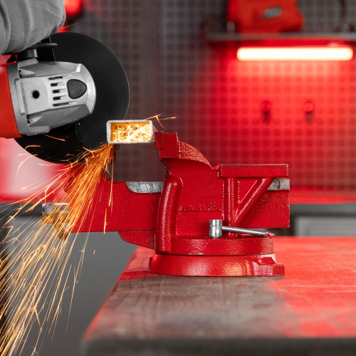 Тиски слесарные, 100 мм, поворотные, с наковальней Matrix фото 28 Тиски слесарные, 100 мм, поворотные, с наковальней Matrix фото 28