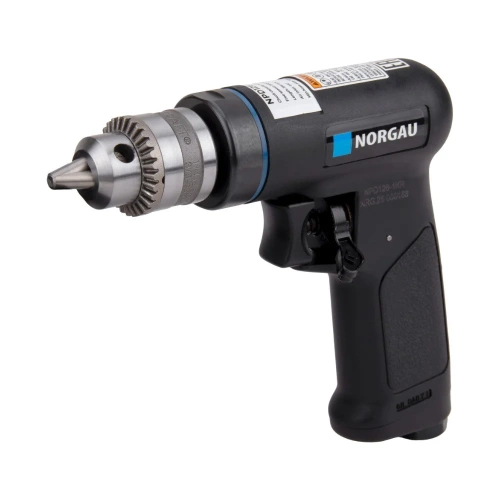 Дрель пневматическая реверсивная NORGAU NPD126-1KR патрон 6,5 мм, 2600 об/мин, 094707001 Дрель пневматическая реверсивная NORGAU NPD126-1KR патрон 6,5 мм, 2600 об/мин, 094707001