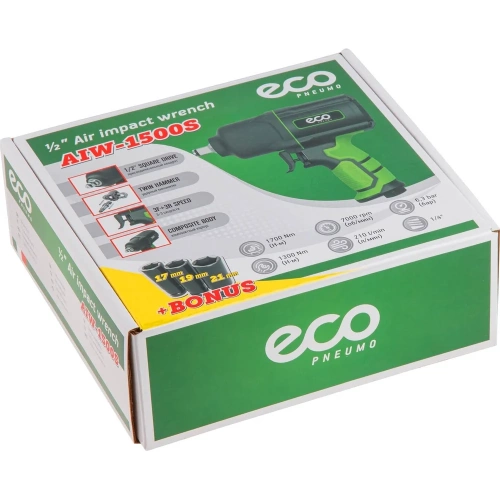 Пневмогайковерт ECO AIW-1500S ЦГ-0946915700 фото 7