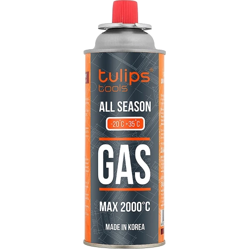 Цанговый баллон с газом Tulips Tools 220г IG13-220 Цанговый баллон с газом Tulips Tools 220г IG13-220