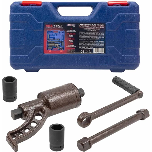 Гайковерт ручной с редуктором YATAFORCE 1" головки 32, 33 мм, длина 270 мм, передаточное число 1:68, 6200 Н/м YF-3411384 HS(60013) Гайковерт ручной с редуктором YATAFORCE 1" головки 32, 33 мм, длина 270 мм, передаточное число 1:68, 6200 Н/м YF-3411384 HS(60013)