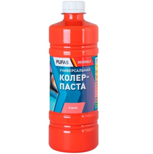 Паста колеровочная универсальная Pufas Decoself 07 красная 0,45 л Паста колеровочная универсальная Pufas Decoself 07 красная 0,45 л