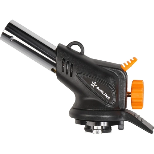 Горелка газовая Airline на цанговый баллон, пьезоподжиг, анти-вспышка, сопло D20x60 мм, боковая подставка-защита рук ADTG014 фото 8