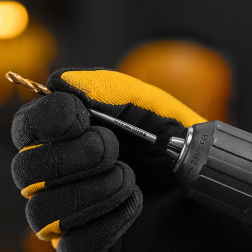 Сверло спиральное по металлу 4,5 x 80 мм, Р6М5, Golden Tip  Denzel фото 8