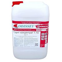 Грунт-концентрат глубокого проникновения ODISSEY универсальный 3 в 1 с антисептиком 10 кг