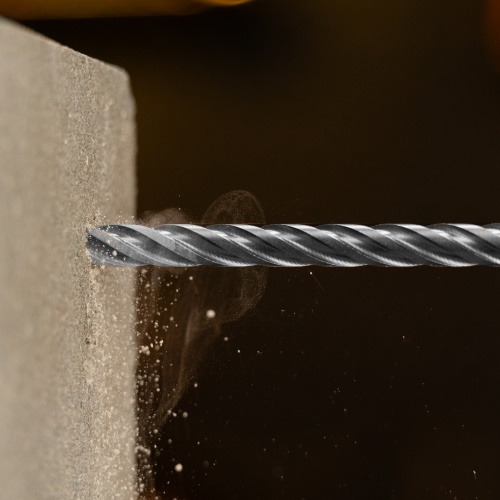 Бур по бетону, цельная крестовая пластина, 8x265 мм, SDS PLUS Denzel фото 9