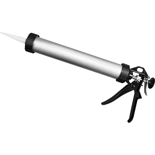 Пистолет для герметика vertextools, 400 мм, алюминий 9015 Пистолет для герметика vertextools, 400 мм, алюминий 9015