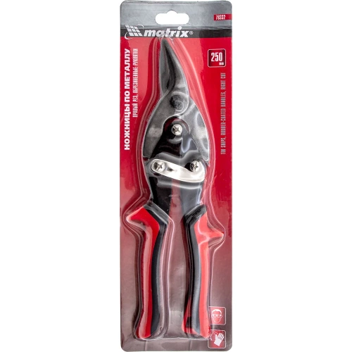 Ножницы по металлу MATRIX 250 мм правые 78332 фото 11