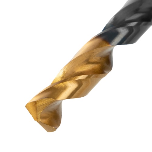 Сверло по металлу, 9 мм, HSS-Tin, Golden Tip, 8 шт. Denzel фото 3