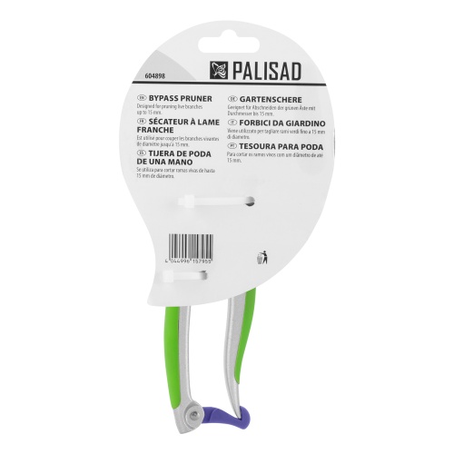 Секатор прямого реза, 180 мм, металлические обрезиненные рукоятки, Palisad фото 11
