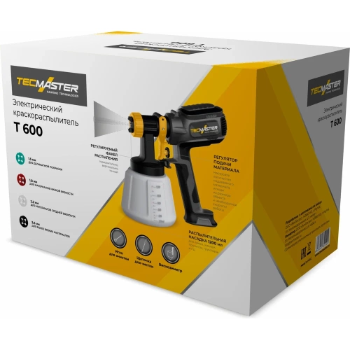 Краскораспылитель электрический TecMaster T 600 DIY 1023600 фото 5 Краскораспылитель электрический TecMaster T 600 DIY 1023600 фото 5