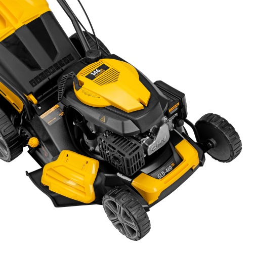 Газонокосилка бензиновая GLD-460SP, 146 куб.см, ширина 46 см, привод 7 уровней, травосборник 50 л Denzel фото 10