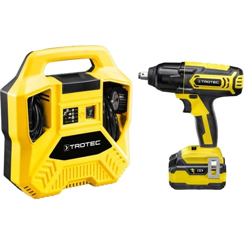 Комплект TROTEC Компрессор PCPS 10-1100 + Аккумуляторный ударный гайковертPIWS 10-20В PCPS10-1100-set1 фото 3 Комплект TROTEC Компрессор PCPS 10-1100 + Аккумуляторный ударный гайковертPIWS 10-20В PCPS10-1100-set1 фото 3