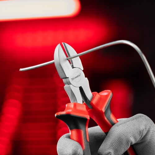 Бокорезы Nickel, 200 мм, никелированные, двухкомпонентные рукоятки Matrix фото 9