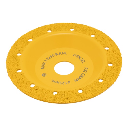 Чашка твёрдосплавная зачистная,125 мм, Плоская, мелкое зерно #32// Denzel фото 3