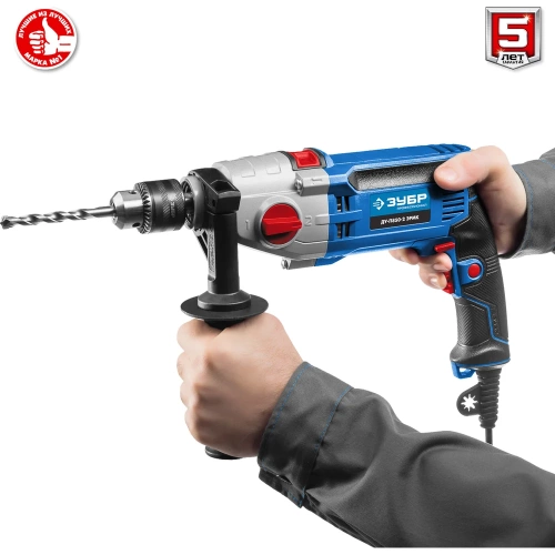 Ударная дрель Зубр ПРОФЕССИОНАЛ ДУ-П850-2 ЭРМК фото 7