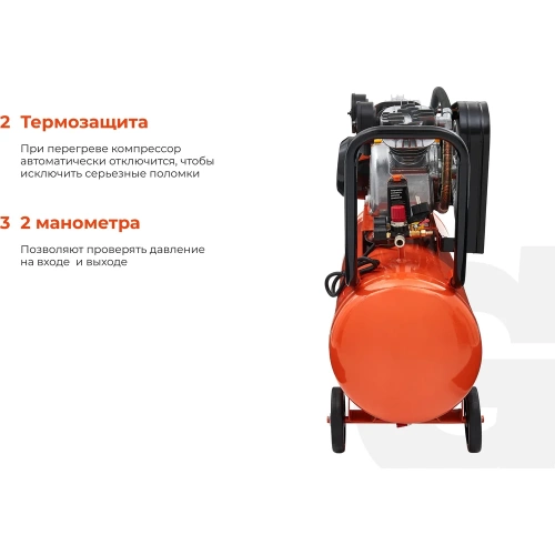 Ременной компрессор (100 л; 10 бар; 430 л/мин) Gigant BCL-100 фото 5 Ременной компрессор (100 л; 10 бар; 430 л/мин) Gigant BCL-100 фото 5