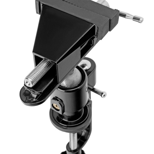 Тиски настольные, многофункциональные, сменная насадка, хомут для дрели, шарнирный механизм, 70 мм Matrix фото 18