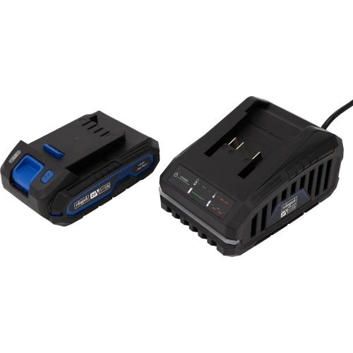 Набор аккумулятор 2 А·ч и зарядное устройство 2,4 А SBSK2.0 Scheppach 7909201720 Набор аккумулятор 2 А·ч и зарядное устройство 2,4 А SBSK2.0 Scheppach 7909201720