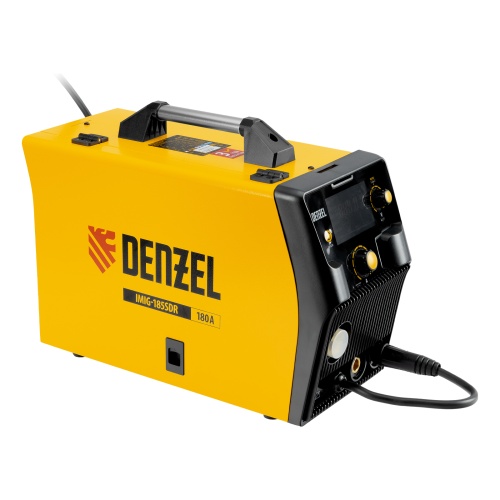 Аппарат инвертор. полуавтомат. cварки IMIG-185SDR, 180 А, ПВ 60%, катушка 5 кг Denzel фото 2