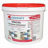 Краска фасадная ODISSEY Ultra-Premium ВДАК-105 атмосферостойкость 8-12 лет 15 кг