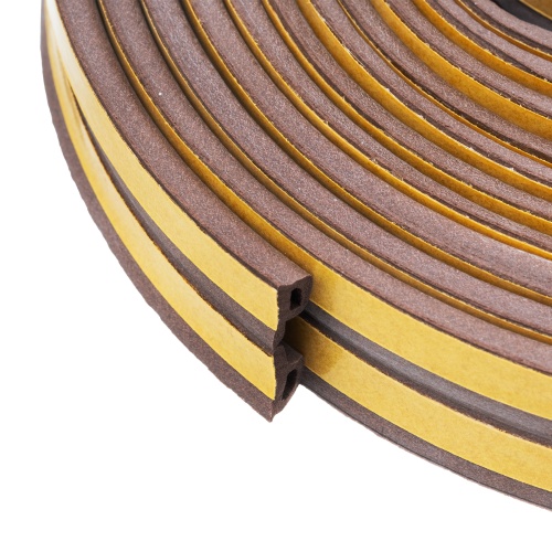 Уплотнитель, 24 м, профиль "P", коричневый Сибртех фото 3 Уплотнитель, 24 м, профиль "P", коричневый Сибртех фото 3