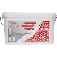 Покрытие декоративное с эффектом камня Parade Deco Pietra Гранит S100 7 кг