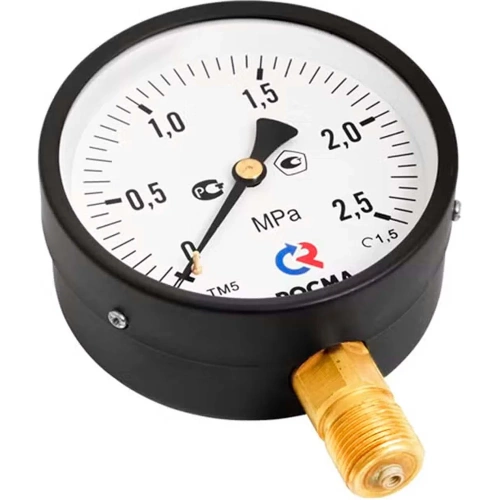 Общетехнический манометр РОСМА ТМ-510Р.00 (0-2.5МПа) ДК100 G1/2, класс точности 1.5 D070-00125 фото 4 Общетехнический манометр РОСМА ТМ-510Р.00 (0-2.5МПа) ДК100 G1/2, класс точности 1.5 D070-00125 фото 4