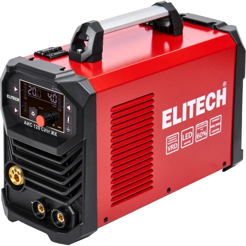 Сварочный инвертор Elitech MIG/MAG АИС 120 СИН ЖК 204747 Сварочный инвертор Elitech MIG/MAG АИС 120 СИН ЖК 204747