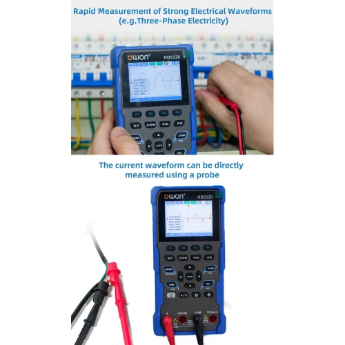 Цифровой мультиметр-осциллограф OWON HDS120 OW123 фото 8 Цифровой мультиметр-осциллограф OWON HDS120 OW123 фото 8