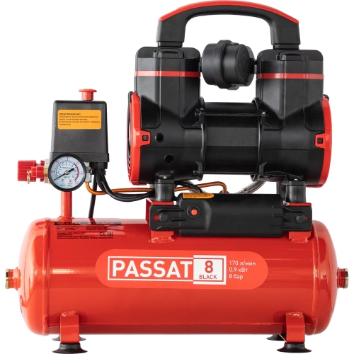 Компрессор Aurora PASSAT-8 BLACK тихий, безмасляный, 8 л, 170л/мин, 0.9 кВт 35008 фото 7 Компрессор Aurora PASSAT-8 BLACK тихий, безмасляный, 8 л, 170л/мин, 0.9 кВт 35008 фото 7