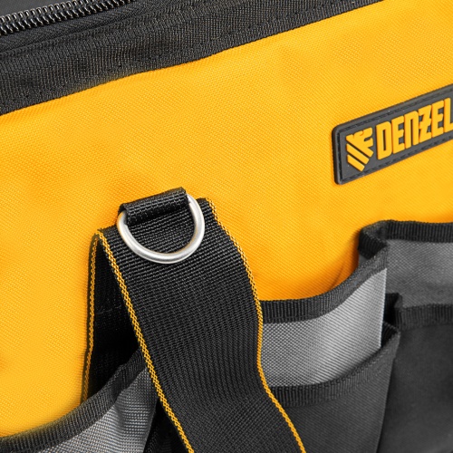Сумка для инструмента, 500х245х300 мм, 20 карман.,съемный органайз. 10 карман.,наплеч. рем. Denzel фото 11 Сумка для инструмента, 500х245х300 мм, 20 карман.,съемный органайз. 10 карман.,наплеч. рем. Denzel фото 11