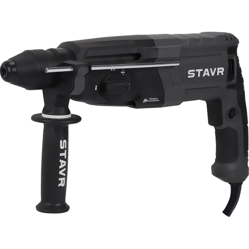 Перфоратор СТАВР SDS-PLUS, 30мм, горизонт, 1100Вт, Stavr SBH 1100-30AV, 3 режима, AVS, 3.2Дж, 0-1000об/мин, 0-5200уд/мин, кабель 3м (набор осн, кейс) 9030300314