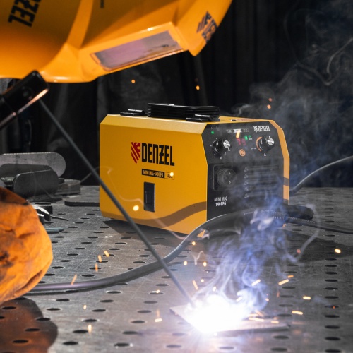 Аппарат инвертор. полуавтомат. сварки Mini MIG-140LFG, 140 А, ПВ 60%// Denzel фото 25