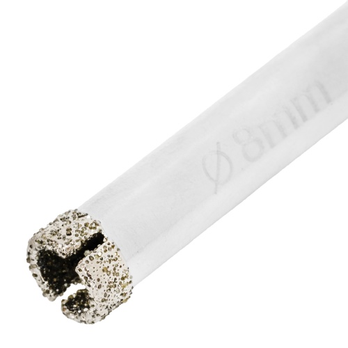 Сверло алмазное по керамограниту, 8 х 67 мм, трехгранный хвостовик, 2 шт Matrix фото 3