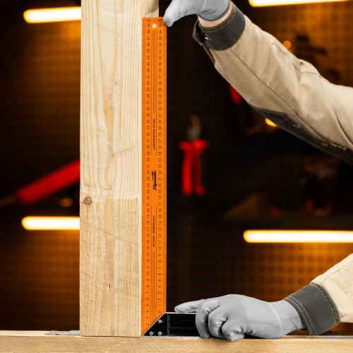 Угольник, 500 мм, металлический Sparta фото 7 Угольник, 500 мм, металлический Sparta фото 7