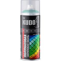 Эмаль аэрозольная универсальная Kudo KU-0A5021 Satin Ral 5021 бирюзовая 520 мл