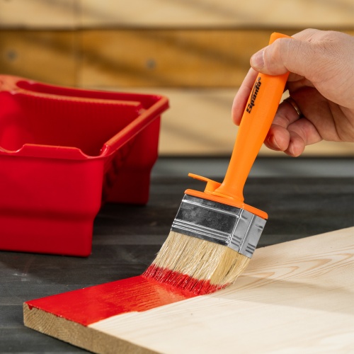 Кисть-ракля, 30х70 мм, натуральная щетина, пластмассовый корпус, пластмассовая ручка Sparta фото 6